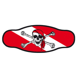 Best Divers Neoprene Mask Strap JOLLY ROGER