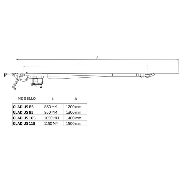C4 GLADIUS CAMU Speargun