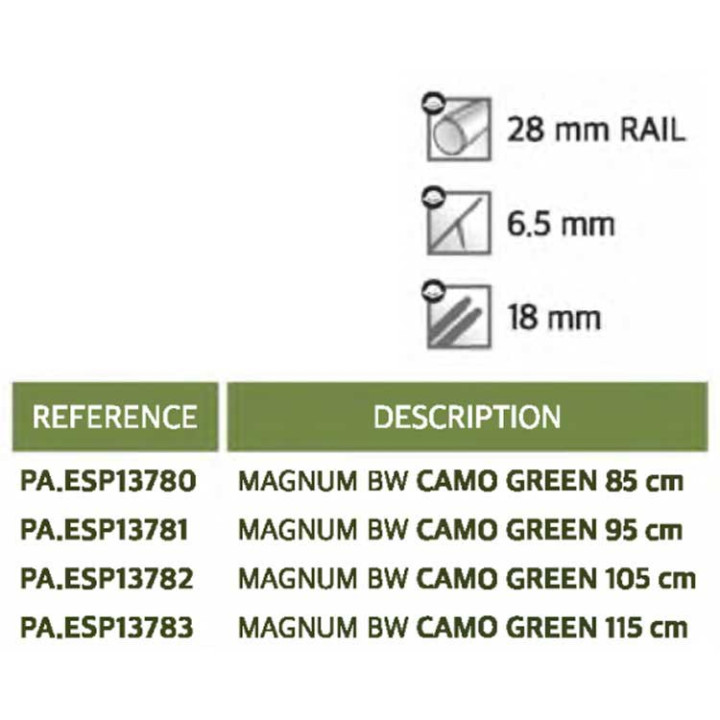 Picasso Magnum BW Green Camo Speargun