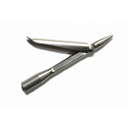 Xifias thinned Inox tip with single flopper