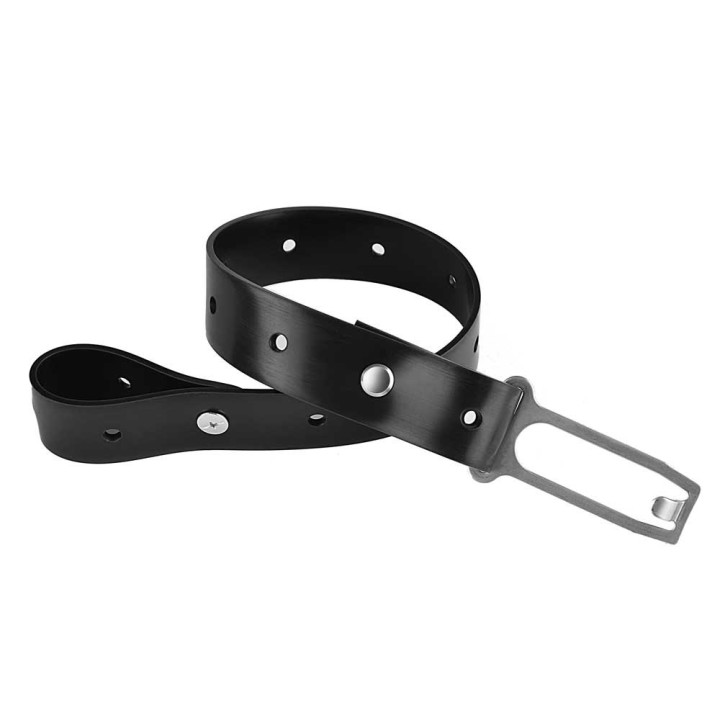 C4 stabilizing crotch strap for weight belt