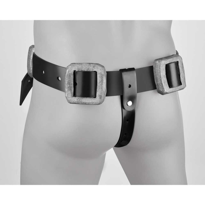 C4 stabilizing crotch strap for weight belt