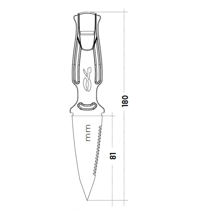 C4 knife Ronin Black