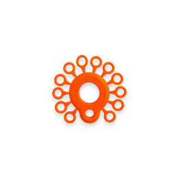 MVD shaft rings set with bottle hanger (orange)