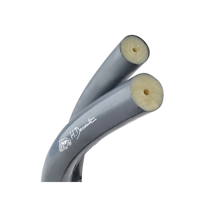 H.Dessault band HD GREY 14mm average hole (by meter)