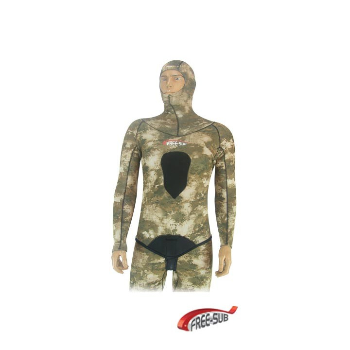 Freesub Hunter 7mm Seal Green