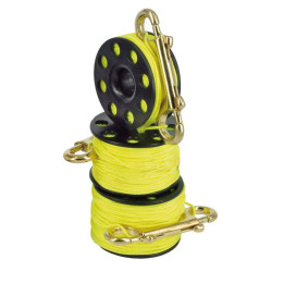 BestDivers finger reel 15m with steel carabiner